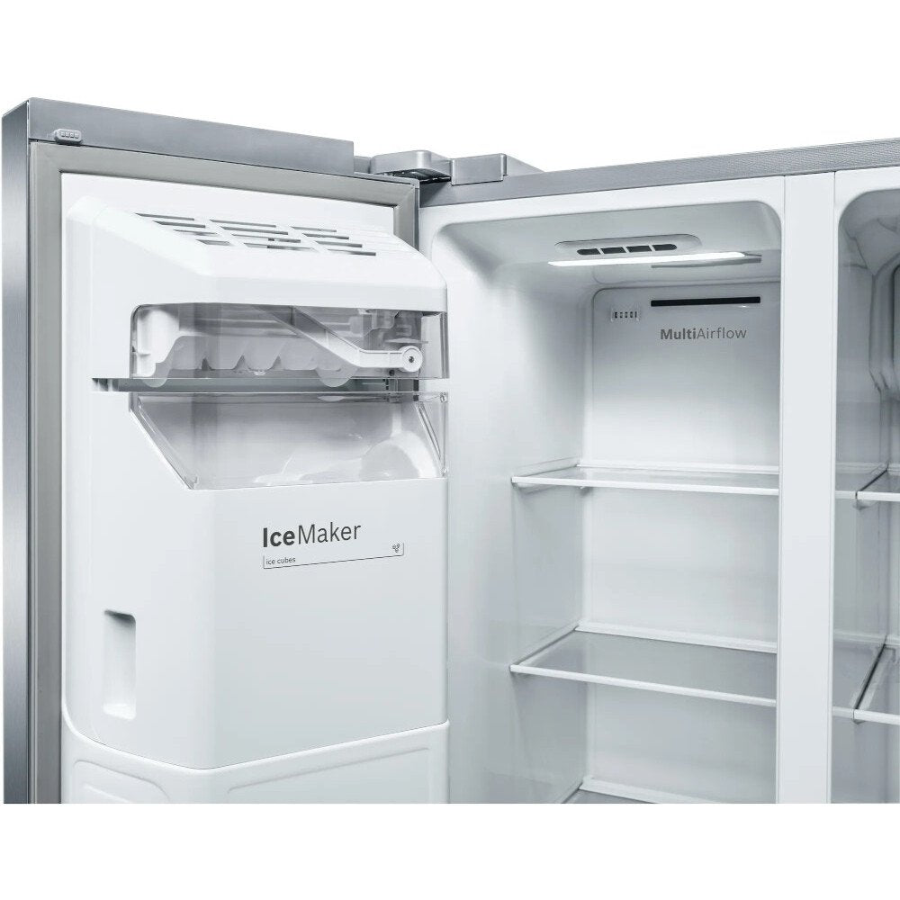 Bosch KAD93AIERG Series 6 Plumbed American Fridge Freezer Stainless Steel - E Rated
