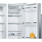 Bosch KAD93AIERG Series 6 Plumbed American Fridge Freezer Stainless Steel - E Rated
