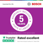 Bosch KFD96APEA Series 6 Plumbed Frost Free American Fridge Freezer Stainless Steel - E Rated