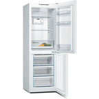 Bosch KGN33NWEBG Series 2 Freestanding No Frost Fridge Freezer White - E Rated