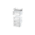 Bosch KGN392LAF Series 4  60cm No Frost Fridge Freezer Stainless Steel
