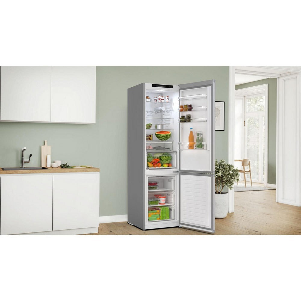 Bosch KGN392LAGG Series 4 60cm Total No Frost Fridge Freezer Stainless Steel