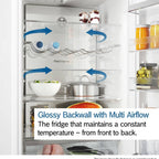 Bosch KGN392LAGG Series 4 60cm Total No Frost Fridge Freezer Stainless Steel