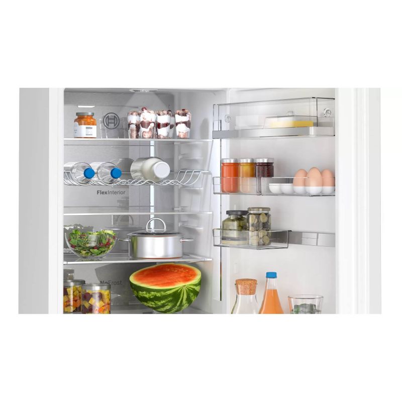 Bosch KGN39AWCTG Series 6 Freestanding Frost Free Fridge Freezer White - C Rated