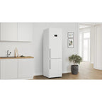 Bosch KGN39AWCTG Series 6 Freestanding Frost Free Fridge Freezer White - C Rated