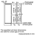 Bosch KIN85NSE0G Series 2 Frost Free Integrated Fridge Freezer White