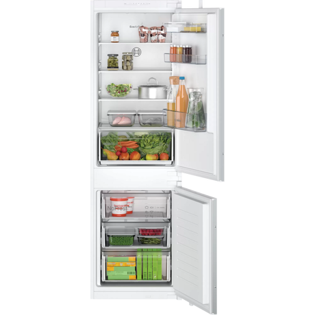 Bosch KIN86NSE0G Series 2 Built-In Frost Free Fridge Freezer White