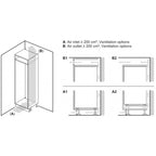 Bosch KIR81ADD0G Series 6 Fully Integrated Larder Fridge White - D Rated