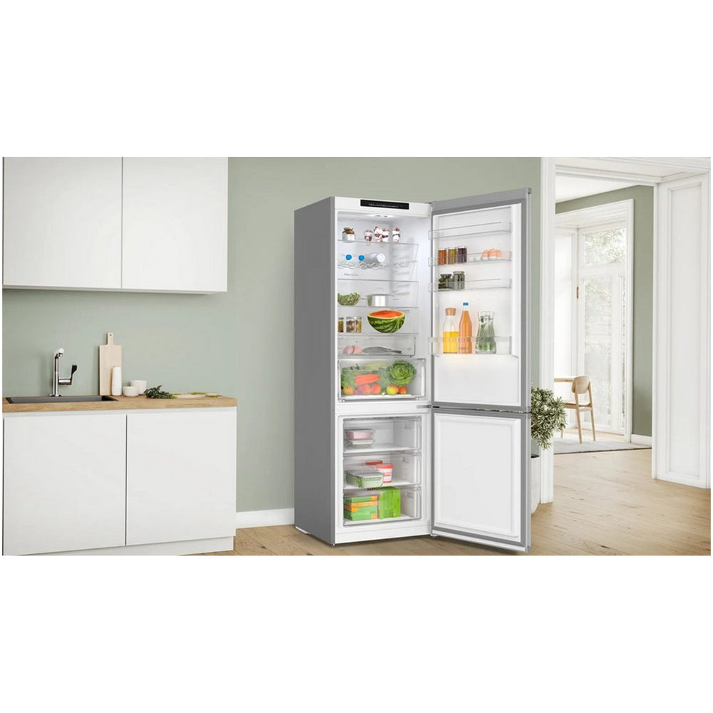 Bosch Series 4 KGN492LDFG Freestanding Frost Free Fridge Freezer Stainless Steel