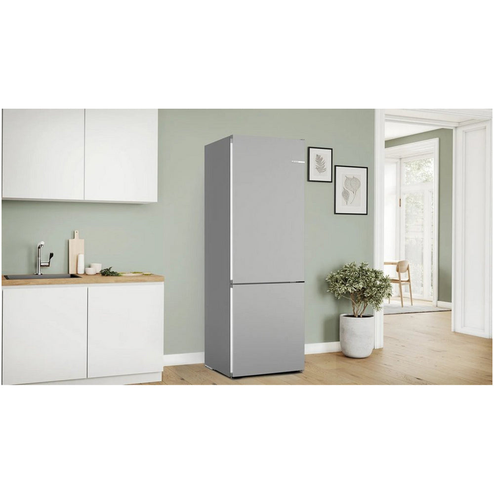 Bosch Series 4 KGN492LDFG Freestanding Frost Free Fridge Freezer Stainless Steel