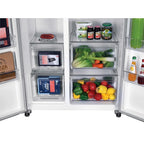 Hoover H-FRIDGE 500 HHSBSO-6174XK-1 Frost Free American Fridge Freezer Stainless Steel