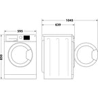 Hotpoint NDB11724WUK 11+7kg Freestanding Washer Dryer White