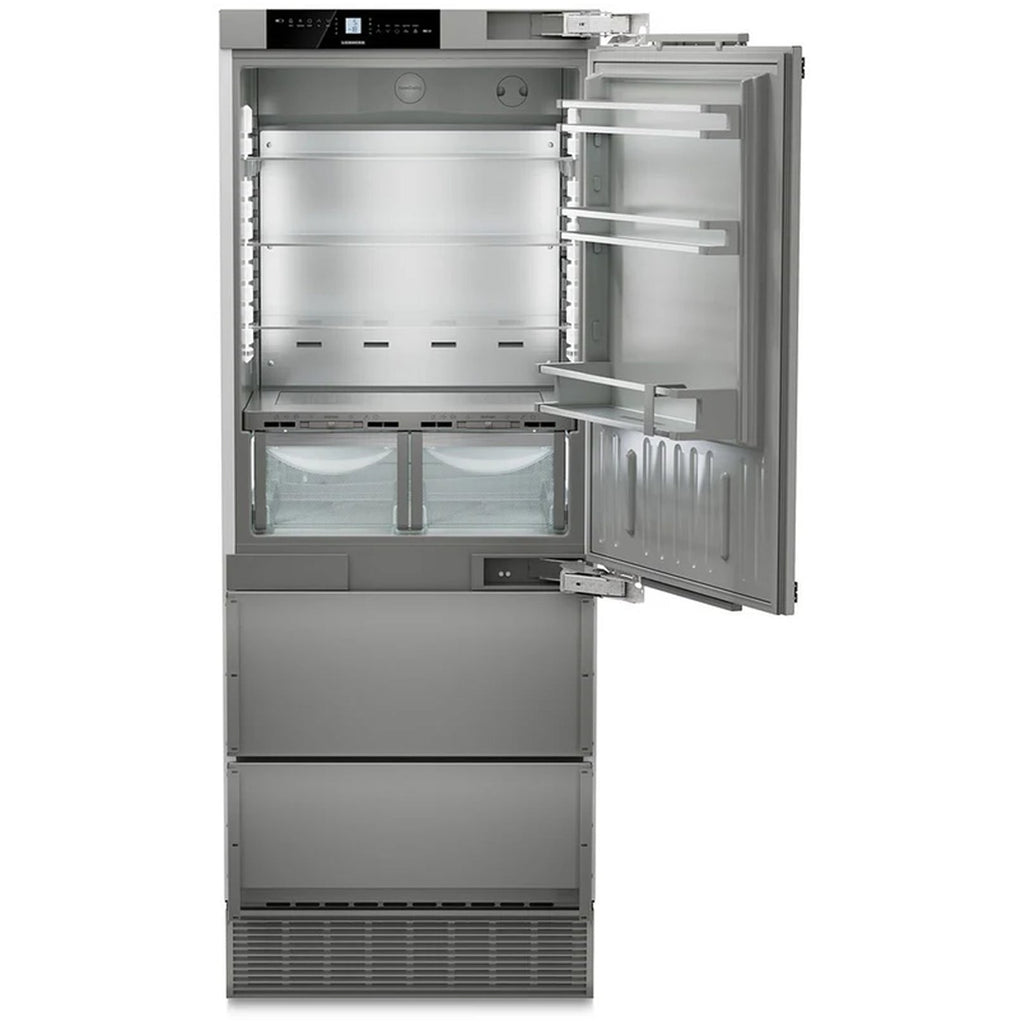 Liebher Premiumplus ECBNE7870 Bio Fresh No Frost 402L Fridge Freezer Stainless Steel