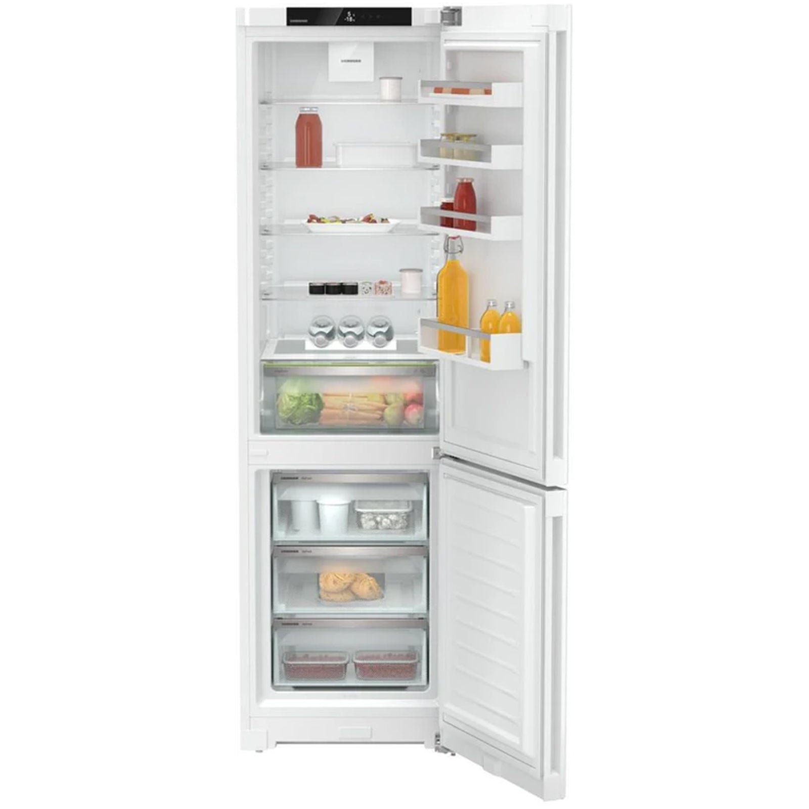 Liebherr CND5703 60cm 369L No Frost Fridge Freezer White