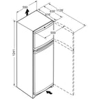 Liebherr Comfort CTE2131 55cm Smart Frost Top Mount Fridge Freezer White