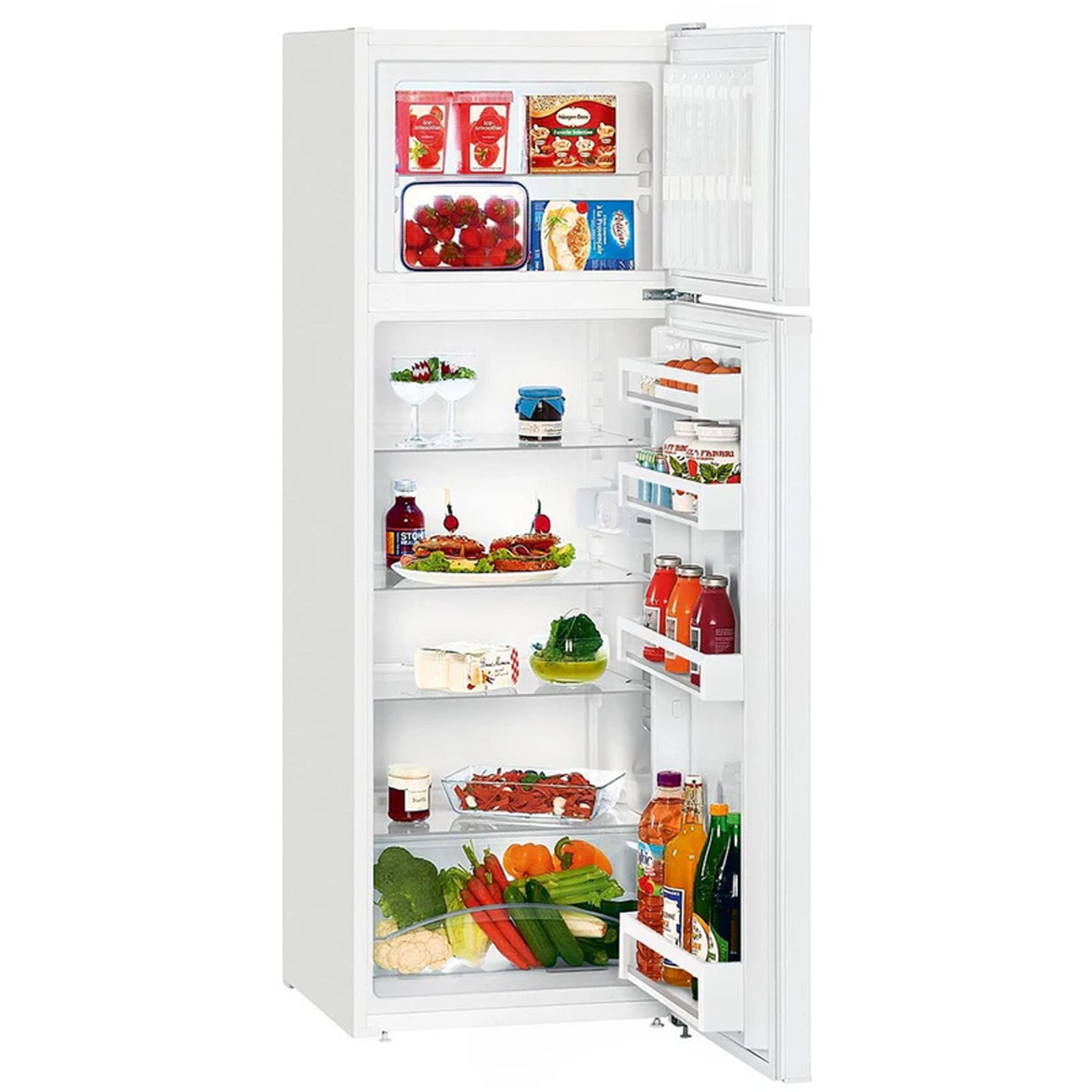 Liebherr Comfort CTE2931 55cm 270L Top Mount Freestanding Fridge Freezer White