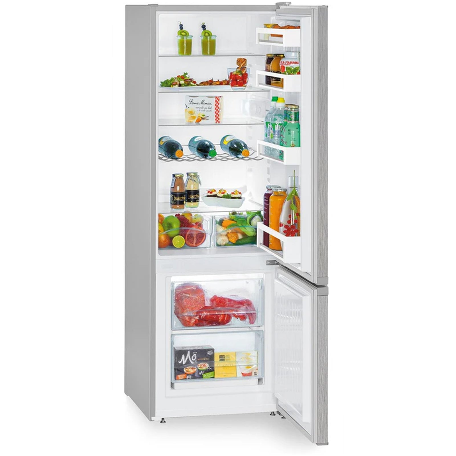 Liebherr CUELE2831 55cm 265L Smart Frost Freestanding Fridge Freezer Silver