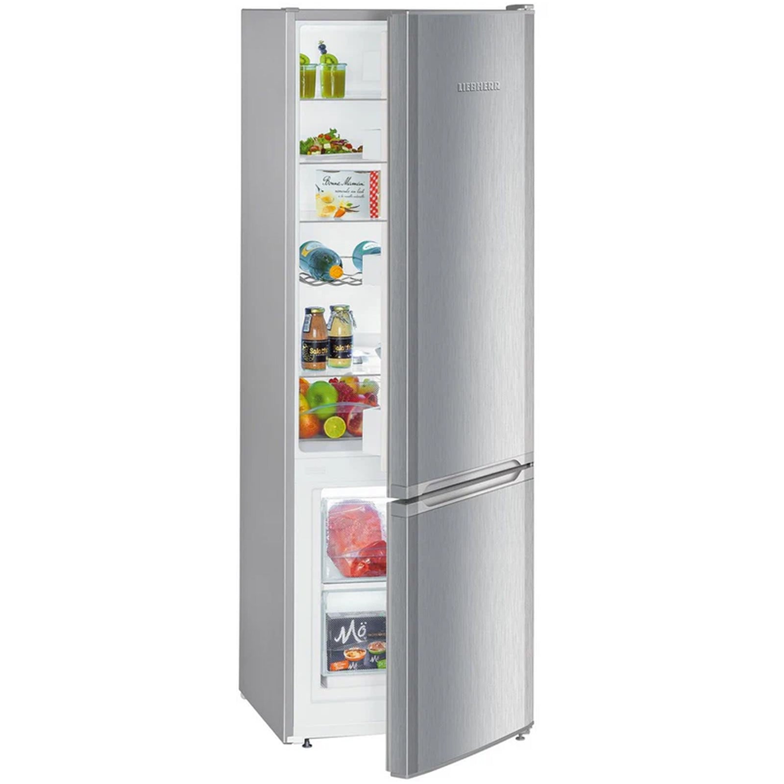 Liebherr CUELE2831 55cm 265L Smart Frost Freestanding Fridge Freezer Silver