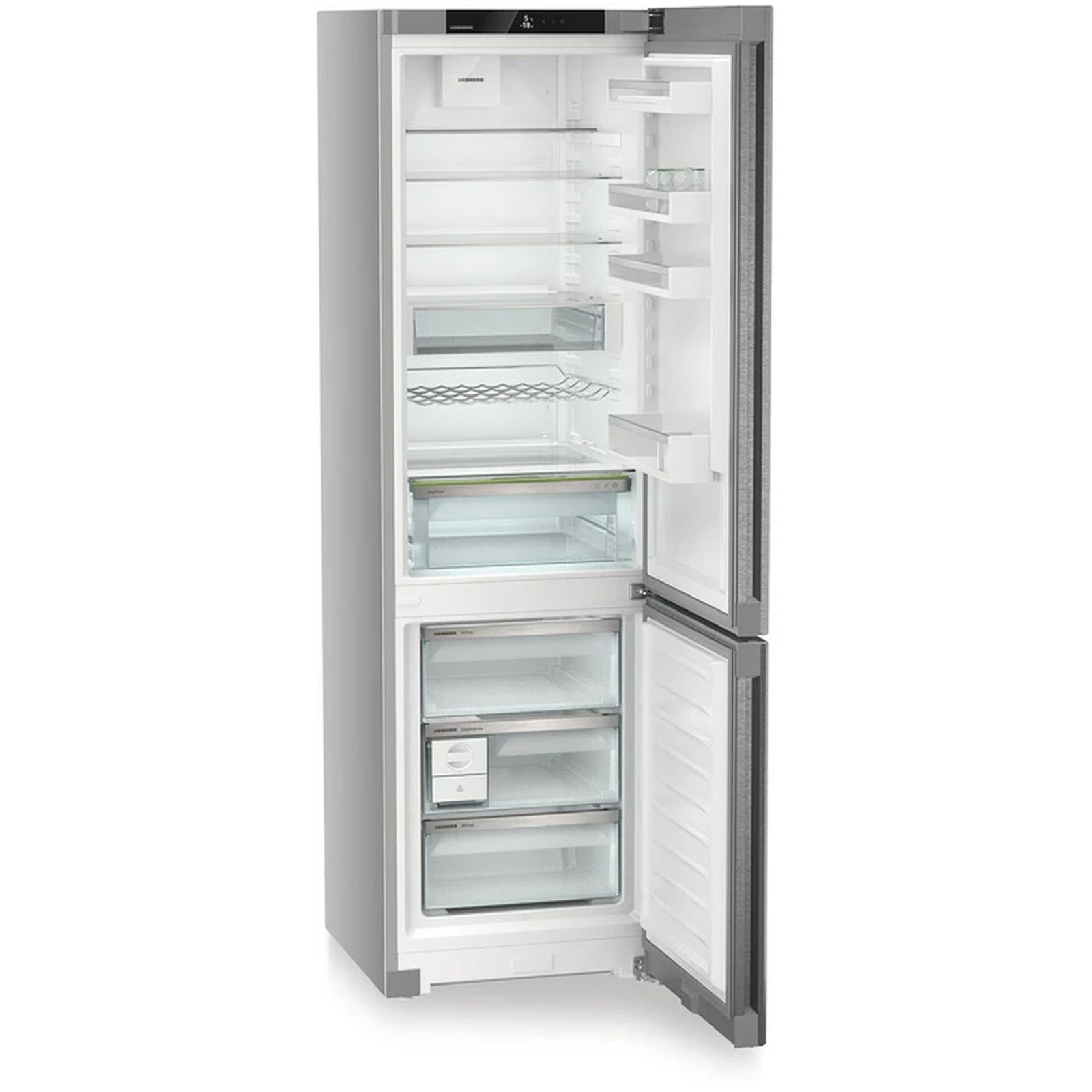 Liebherr Plus CNSDA5723 60cm Easy Fresh No Frost Fridge Freezer Stainless Steel