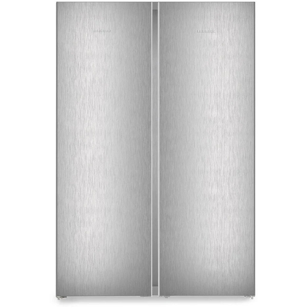 Liebherr Plus XRFSF5225 660L Bio Fresh No Frost Side by Side Freestanding Fridge Freezer in Silver