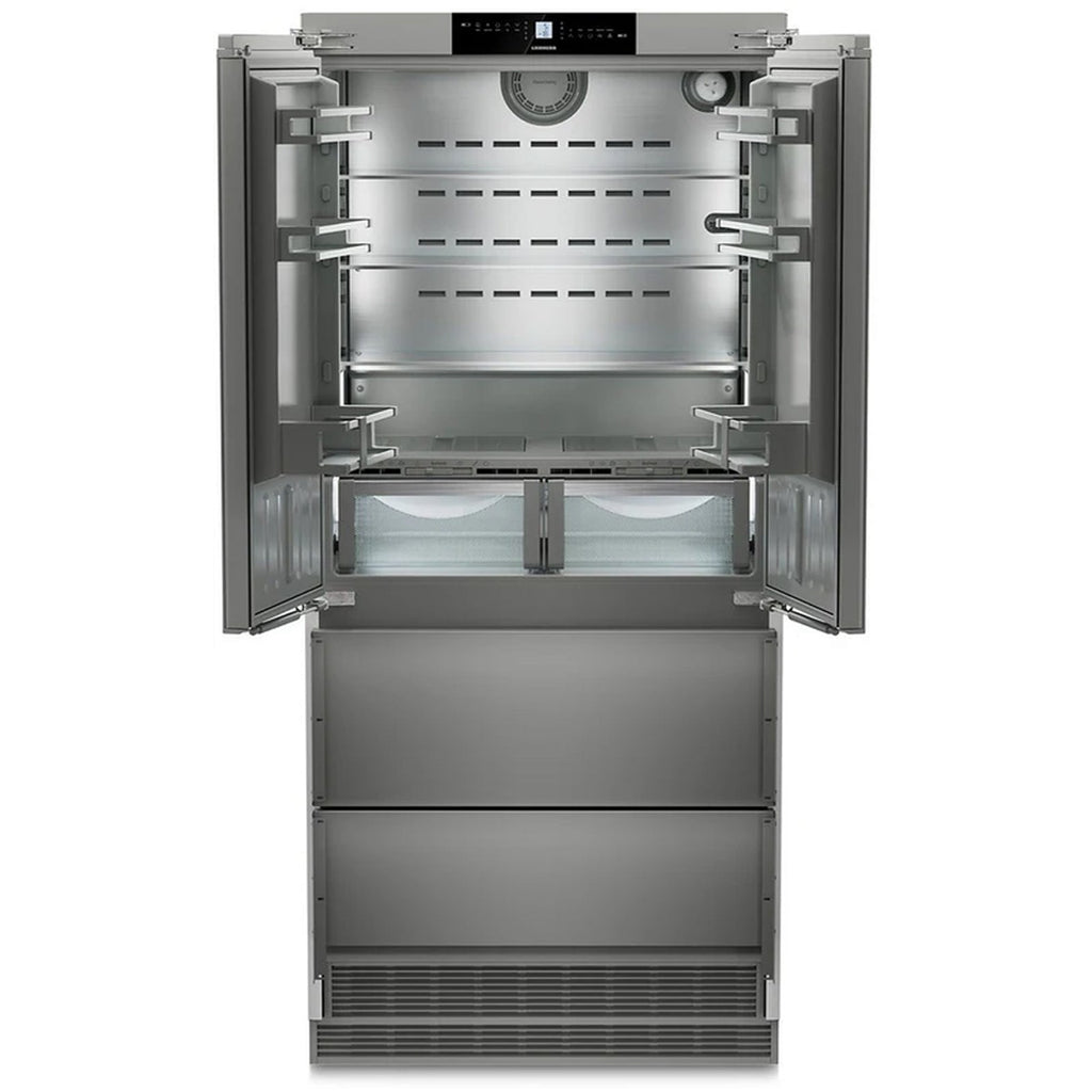 Liebherr Premiumplus ECBNE8872 Bio Fresh No Frost Built in Fridge Freezer Stainless Steel