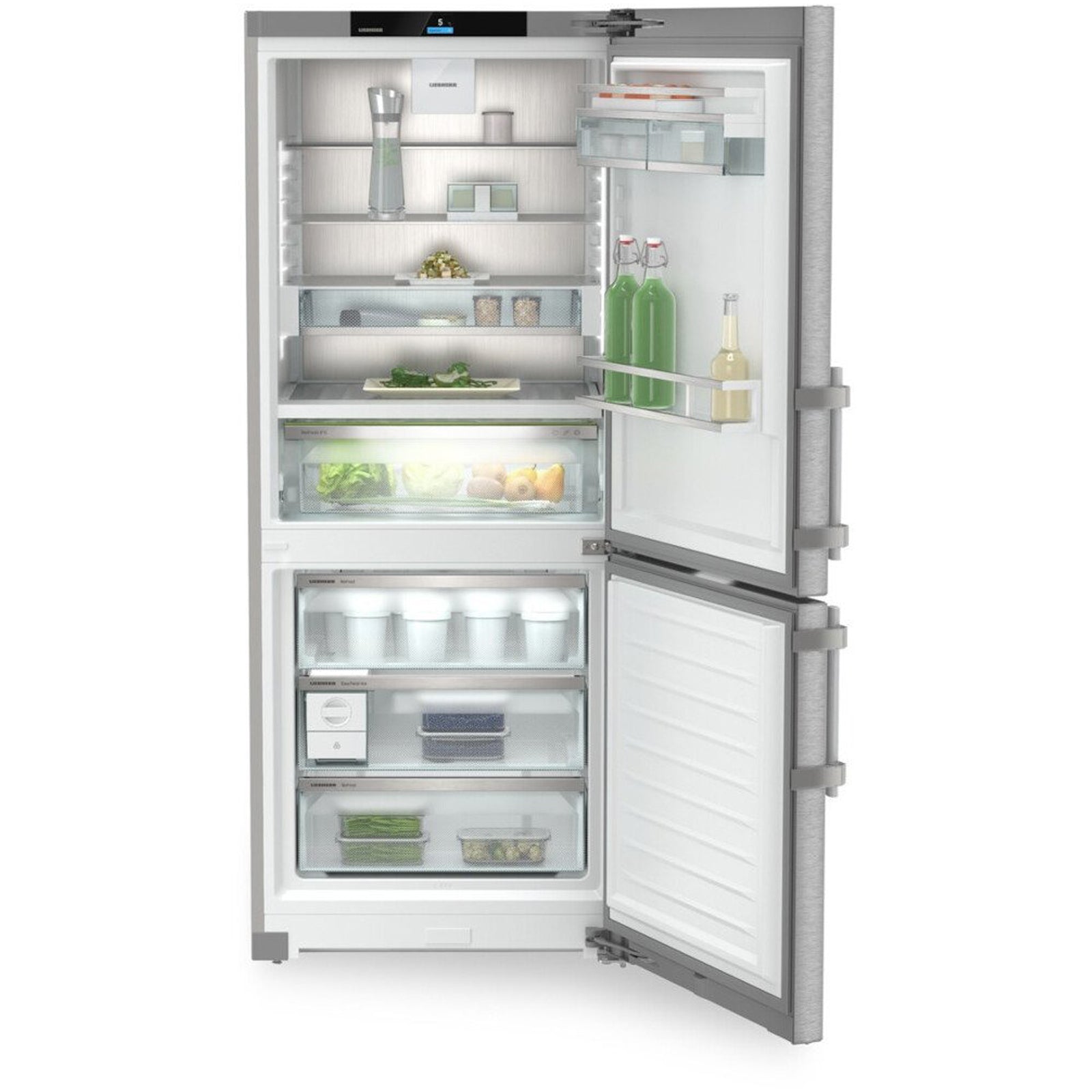 Liebherr Prime CBNSDC765I BioFresh No Frost Fridge Freezer Stainless Steel