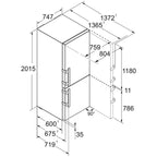 Liebherr Prime CNSDD776I 487L Freestanding 70/30 No Frost Fridge Freezer Stainless Steel