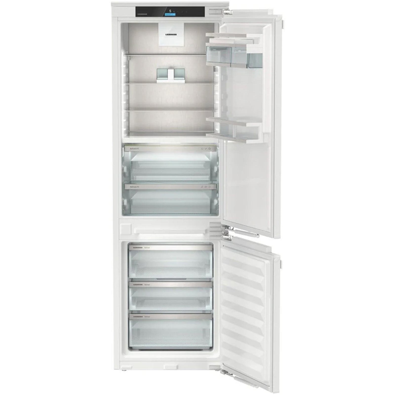 Liebherr Prime ICBNCI5153 178cm 245L Bio Fresh No Frost Built in Fully Integrated Fridge Freezer White