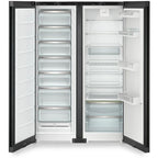 Liebherr XRFBD5220 677L Freestanding No Frost Black Side by Side Fridge Freezer in Black Steel