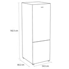 Sensis RFCMF0154EW 54.5cm Freestanding Total No Frost Fridge Freezer White