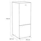 Sensis RFCMF0160EW Freestanding Frost Free 60cm Fridge Freezer White